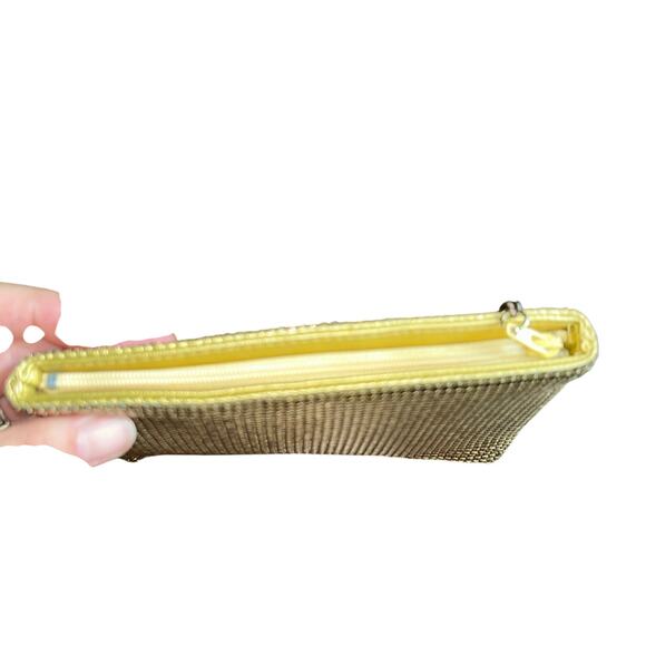 La Regale gold mesh evening purse clutch vintage handbag - Picture 4 of 10